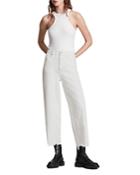 Allsaints Jayce Raw Hem Jeans In White