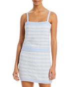 Aqua Gingham Knit Tank - 100% Exclusive