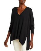 Helmut Lang Wide Hem V Neck Sweater