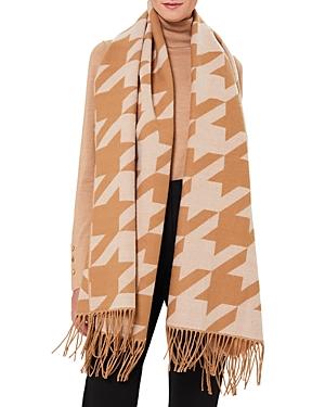 Hobbs London Etta Houndstooth Scarf