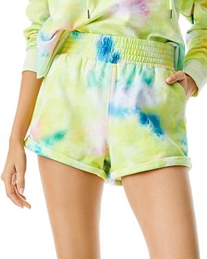 Alice And Olivia Tandy Tie Dyed Hot Pant Shorts