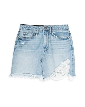 Jonathan Simkhai Linnea High Rise Denim Mini Skirt