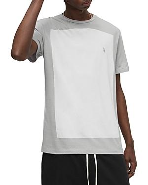 Allsaints Lobke Slim Fit Colorblocked Ramskull Tee