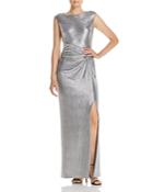 Ralph Lauren Sleeveless Metallic Gown