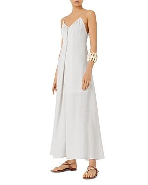 Emporio Armani Button Front Maxi Dress