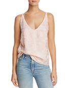 J Brand Lucy Embroidered Camisole Top