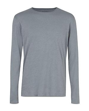 Allsaints Figure Cotton Solid Long Sleeve Tee