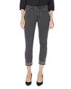 Nydj Sheri Embroidered Cropped Slim Jeans In Folsom
