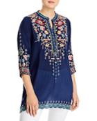 Johnny Was Vicenza Embroidered Tunic