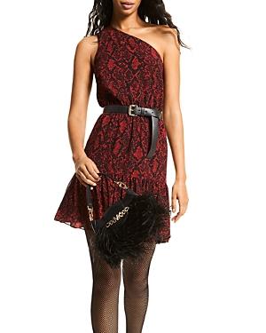 Michael Michael Kors Soft Python Print Mini Dress