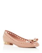 Salvatore Ferragamo Women's Vara Floral Heel Flats