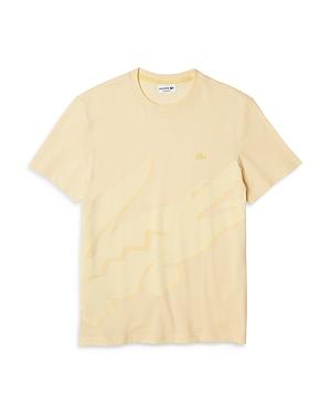 Lacoste Crocodile Print Stretch Organic Cotton Tee