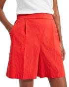 Theory Pleated Pull On Shorts