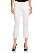 Joie Crop Flare Jeans In Porcelain