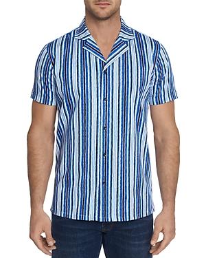 Robert Graham Hans Short-sleeve Striped Slim Fit Shirt - 100% Exclusive