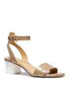 Michael Michael Kors Women's Petra Mid Heel Strappy Sandals