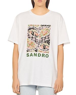 Sandro Graphic Print Tee