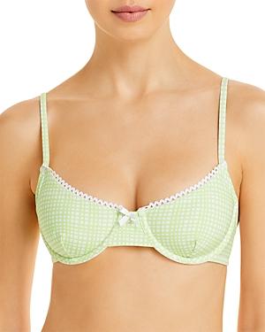 Solid & Striped The Daphne Gingham Underwire Bikini Top