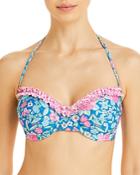 Shoshanna Garden Floral Printed Underwire Bikini Top