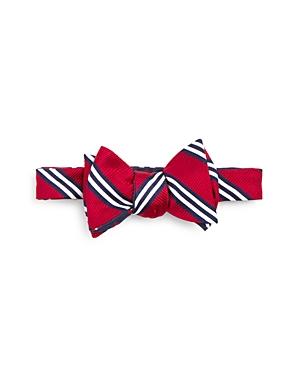 Brooks Brothers Stripe Flower Bow Tie