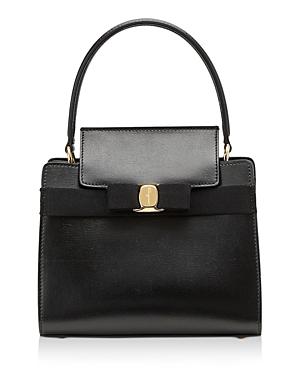 Salvatore Ferragamo Leather Top Handle Bag
