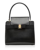 Salvatore Ferragamo Leather Top Handle Bag