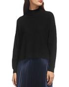 Whistles Textured Funnel Neck Sweater