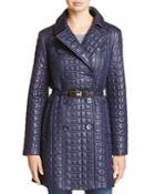 Kate Spade New York Bow Quilted Trenchcoat