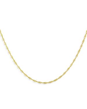 Adinas Jewels Twisted Chain Necklace, 16