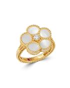 Roberto Coin 18k Yellow Gold Daisy Mother-of-pearl & Diamond Ring - 100% Exclusive
