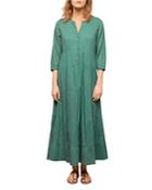 Gerard Darel Seona Tiered Maxi Shirt Dress