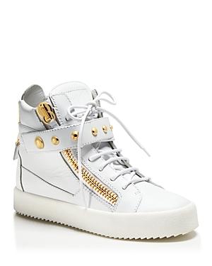Giuseppe Zanotti May London High Top Wedge Sneakers