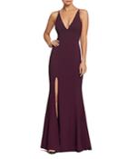Dress The Population Iris Plunging Mermaid Gown