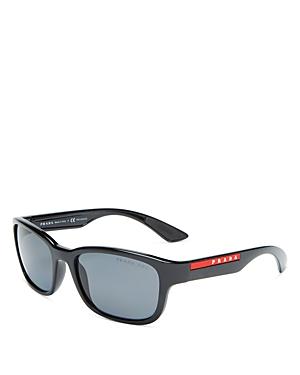 Prada Men's Polarized Square Sunglasses, 57mm