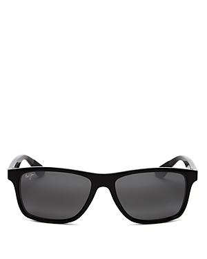 Maui Jim Unisex Onshore Polarized Rectangular Sunglasses, 58mm