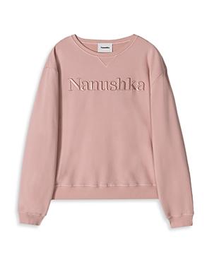 Nanushka Remy Embroidered Logo Sweatshirt