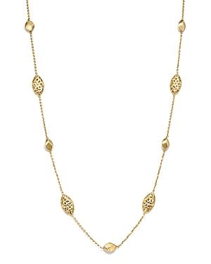 Bloomingdale's Pepita Beaded Necklace In 14k White & Yellow Gold - 100% Exclusive