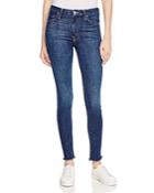 Mother High Waist Looker Ankle Fray Jeans In Cns