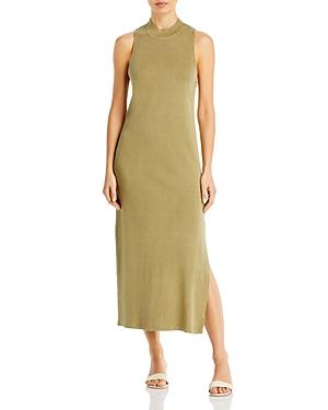 Bella Dahl Sleeveless Mock Neck Midi Dress