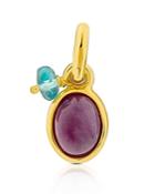 Tous 18k Yellow Gold-plated Sterling Silver Ruby & Apatite Pendant