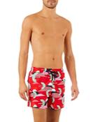 Vilebrequin Japan Birds Stretch Printed Classic Fit Swim Trunks