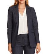 Vince Camuto Denim One-button Blazer