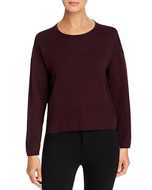 Eileen Fisher Petites Wool Cropped Crewneck Sweater