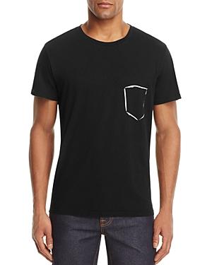 7 For All Mankind Painted Pocket Graphic Tee