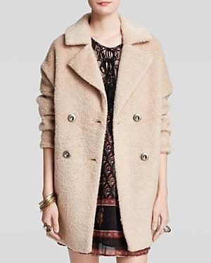 Free People Overcoat - Fuzzy