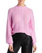 Aqua Cashmere Cable Knit Sweater - 100% Exclusive