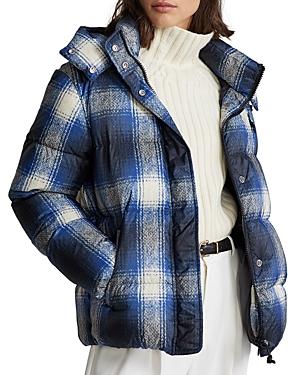 Polo Ralph Lauren Hooded Plaid Down Jacket