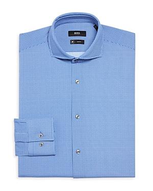 Boss Jason Micro Performance Stretch Solid Slim Fit Dress Shirt