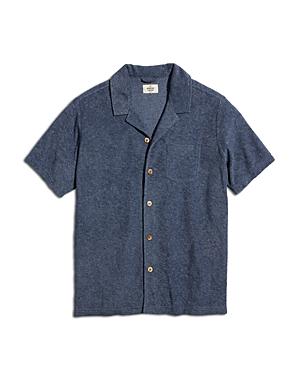 Marine Layer Resort Terry Short Sleeve Camp Shirt