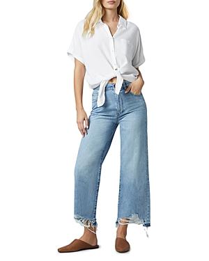 Dl1961 Hepburn High Rise Wide Leg Jeans In Slate